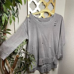 1X Gray Calvin Klein Performance Sweatshirt